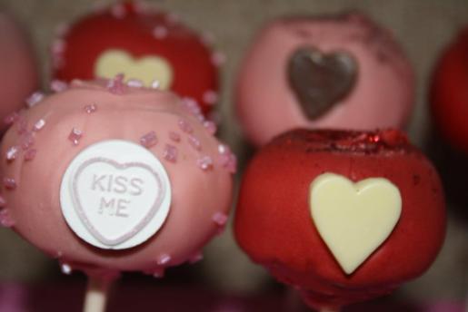 Valentines Cake pops